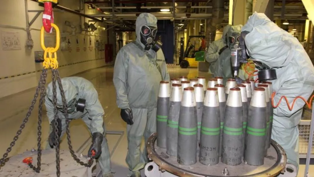 За офіційними даними, хімічна зброя РФ була знищена до 2017 року