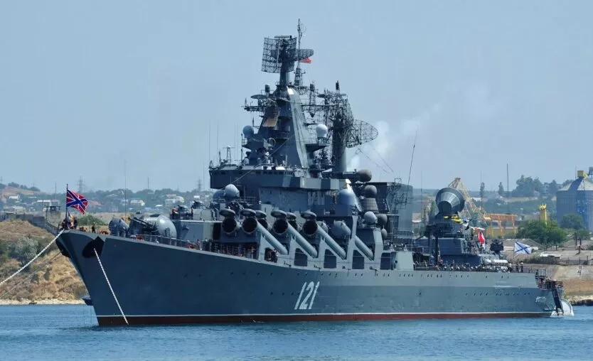 Крейсер "Москва" участвовал в захвате Россией острова Змеиный