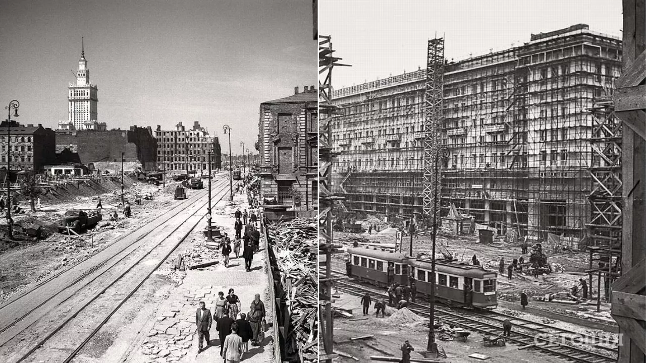Варшава после войны, Фото: Википедия