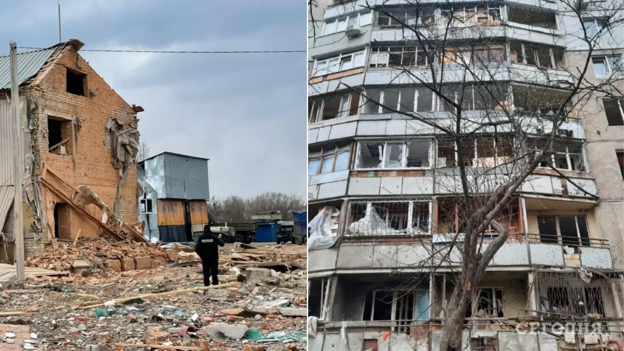 Оккупанты разрушают дома людей/Фото: коллаж: "Сегодня"
