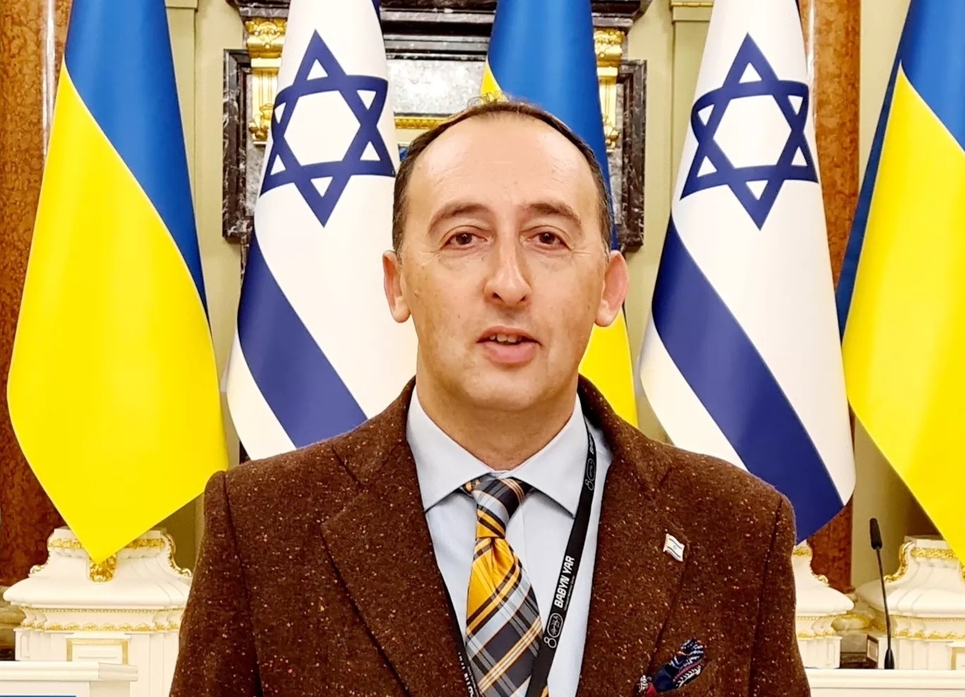 Шимон Бріман: "Керівництво Ізраїлю проводить наради щодо надання Україні допомоги у військовій сфері". Фото: Facebook