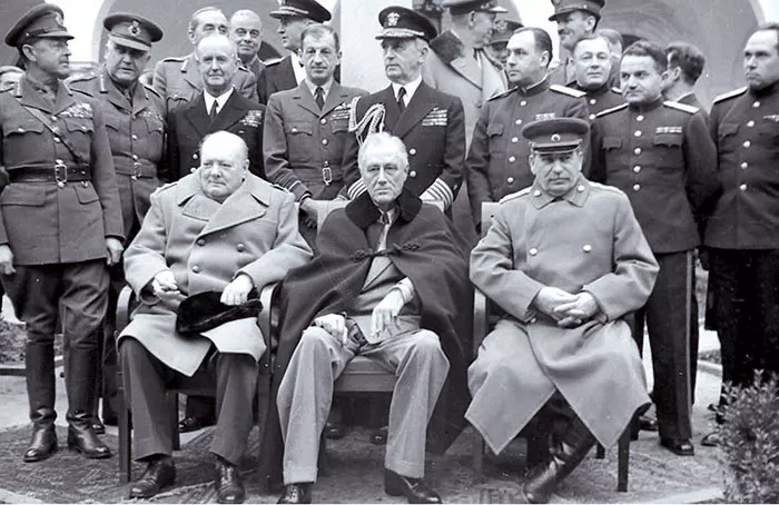 На Ялтинской конференции в феврале 1945 года
