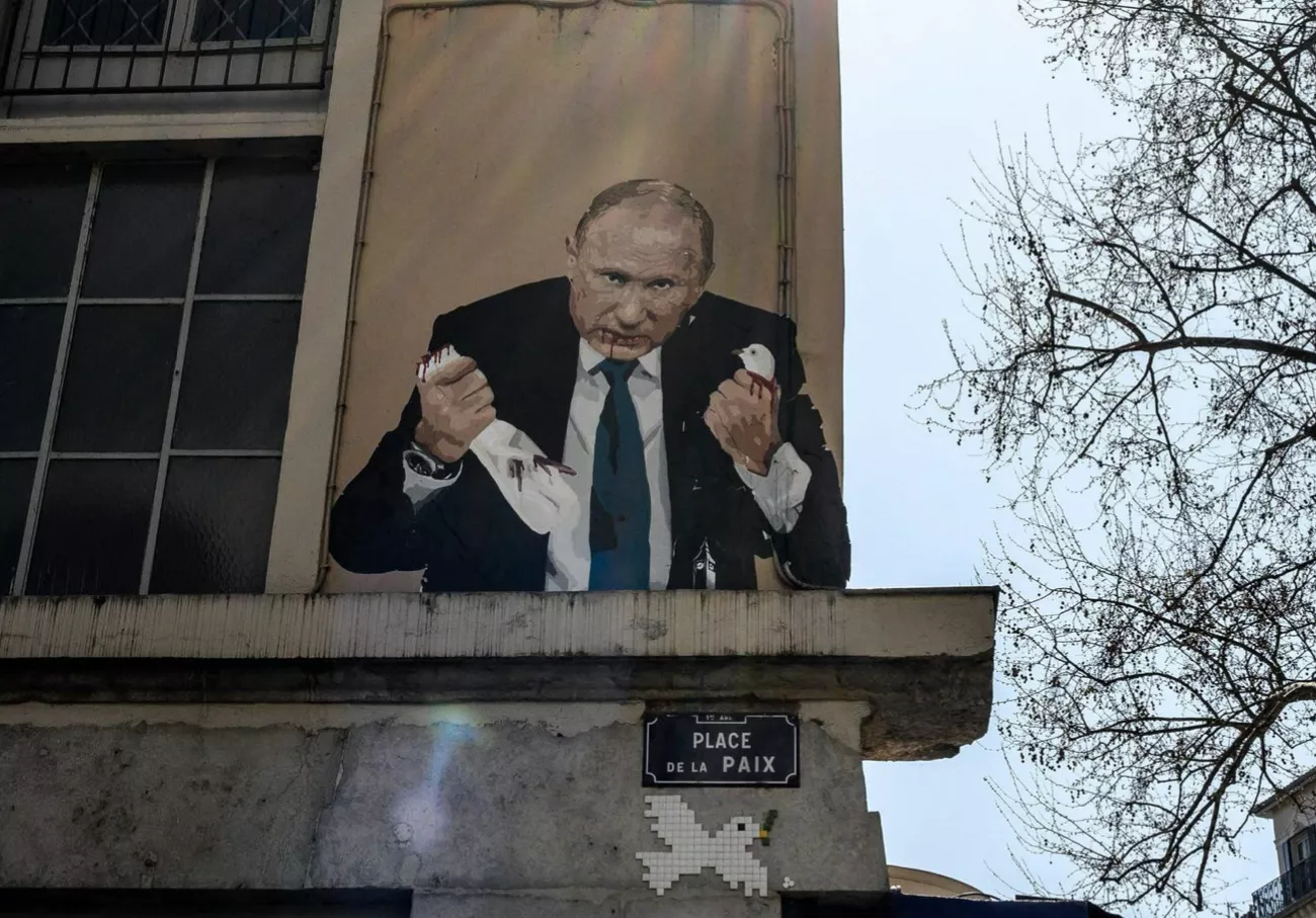 Во Франции Путина поймали на убийстве