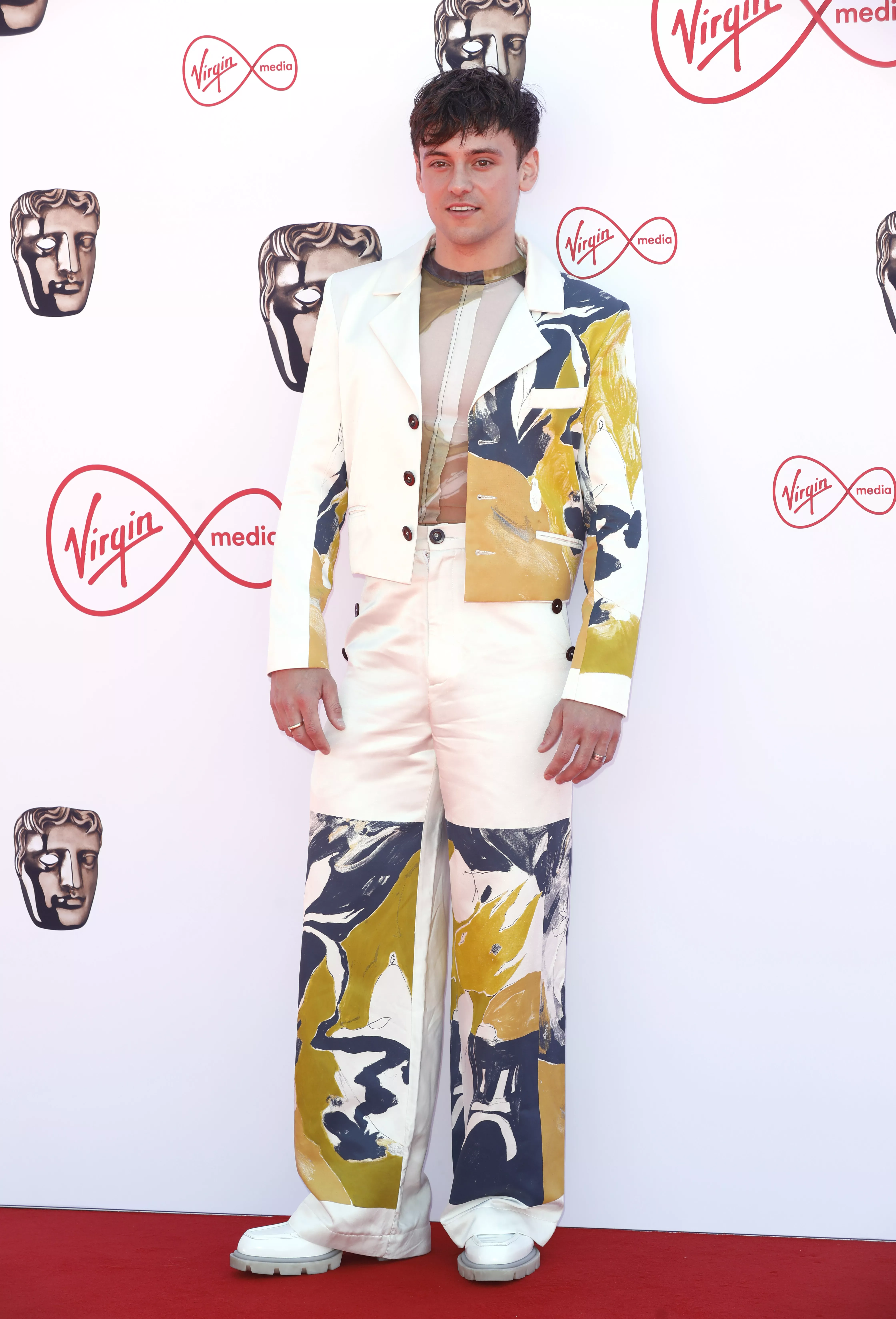 Том Дейли на красной дорожке премии BAFTA TV Awards 2022