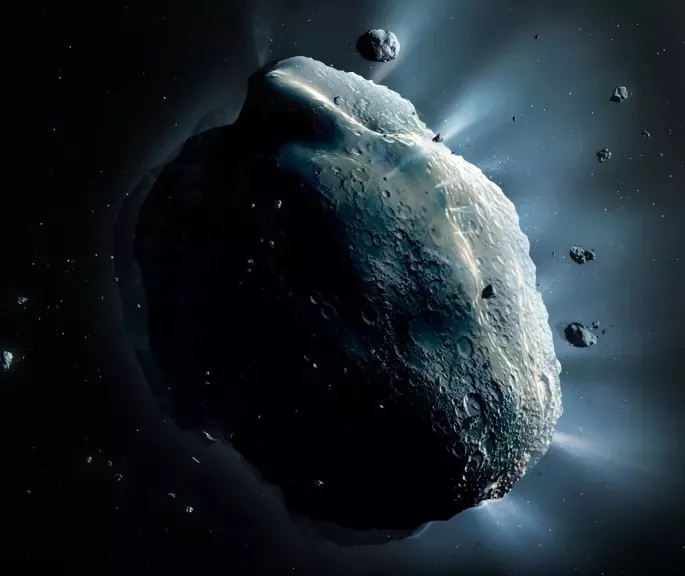 Астероїд рухається зі швидкістю близько 76 000 км/год або в 20 разів швидше кулі, що летить.