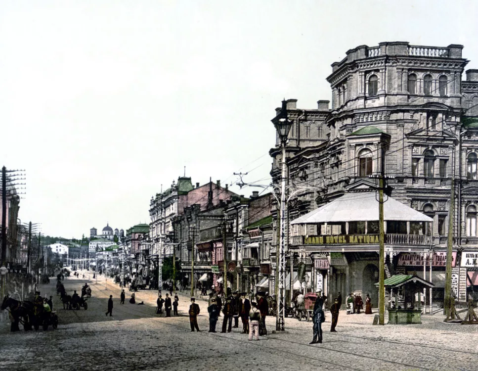 Вид на Крещатик, 1890-е