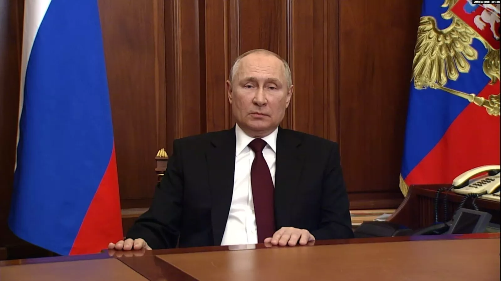 Володимир Путін: "Мною ухвалено рішення про проведення спеціальної військової операції"