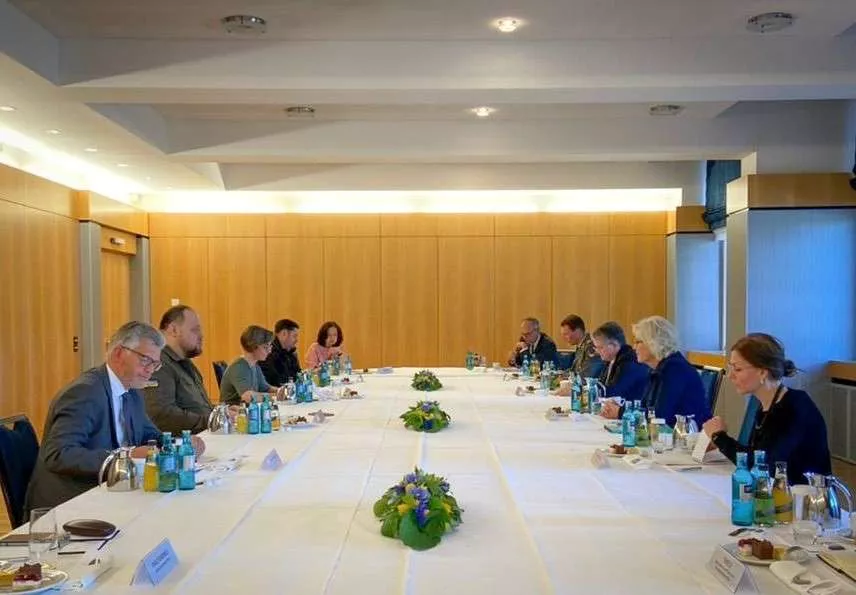 Встреча Руслана Стефанчука с Кристиной Ламбрехт. Фото – пресс-служба Аппарата Верховной Рады Украины.