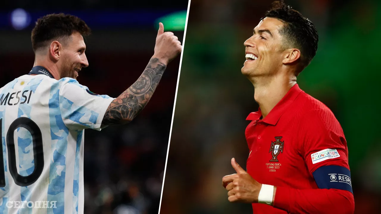 Messi and Ronaldo: top scorers in world football