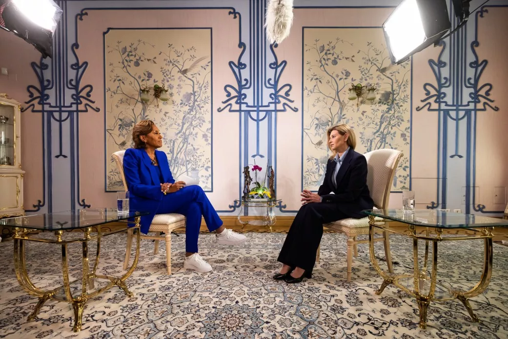 Олена Зеленська дала інтерв'ю американському телеканалу ABC