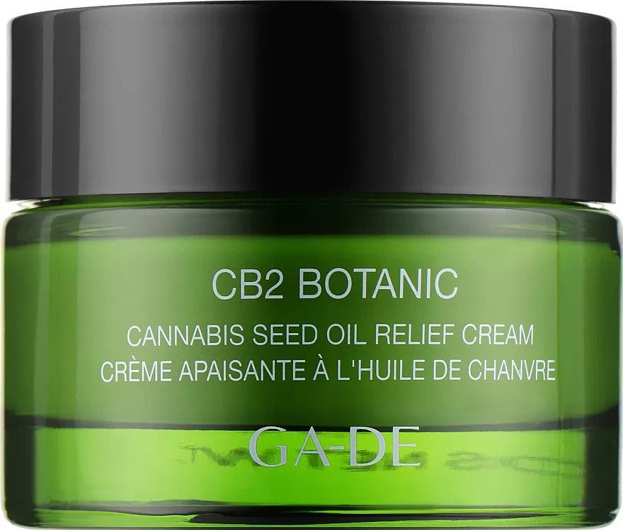 Успокаивающий крем для лица с маслом семян конопли Ga-De CB2 Botanic Cannabis Seed Facial Oil Relief Cream (996 грн)