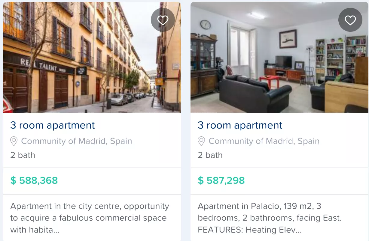 Варианты квартир в Испании 