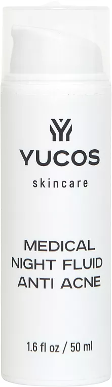 Лікувальний нічний флюїд з канабісом
Yucos Medical Night Fluid Anti Acne (333 грн)