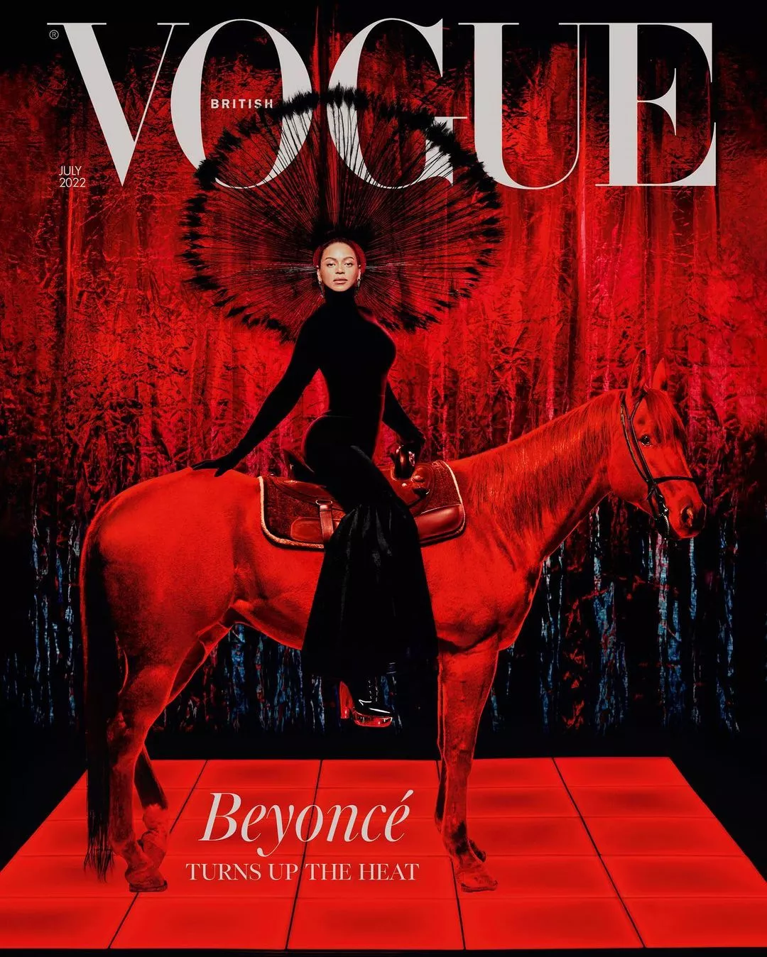 Бейонсе в съемке британского Vogue
