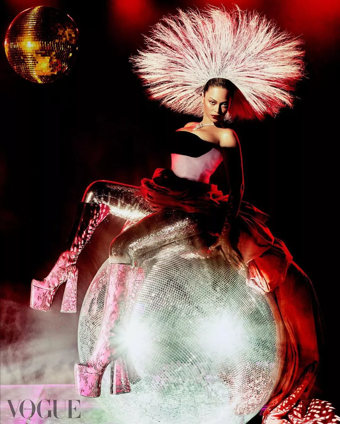 Бейонсе в съемке британского Vogue