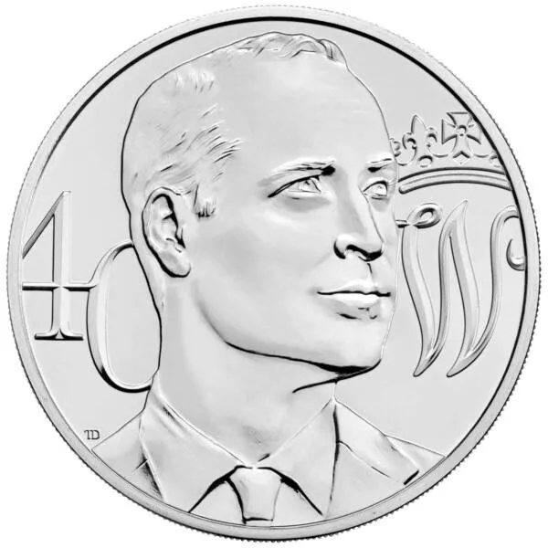 Серебряная юбилейная монета Королевского монетного двора