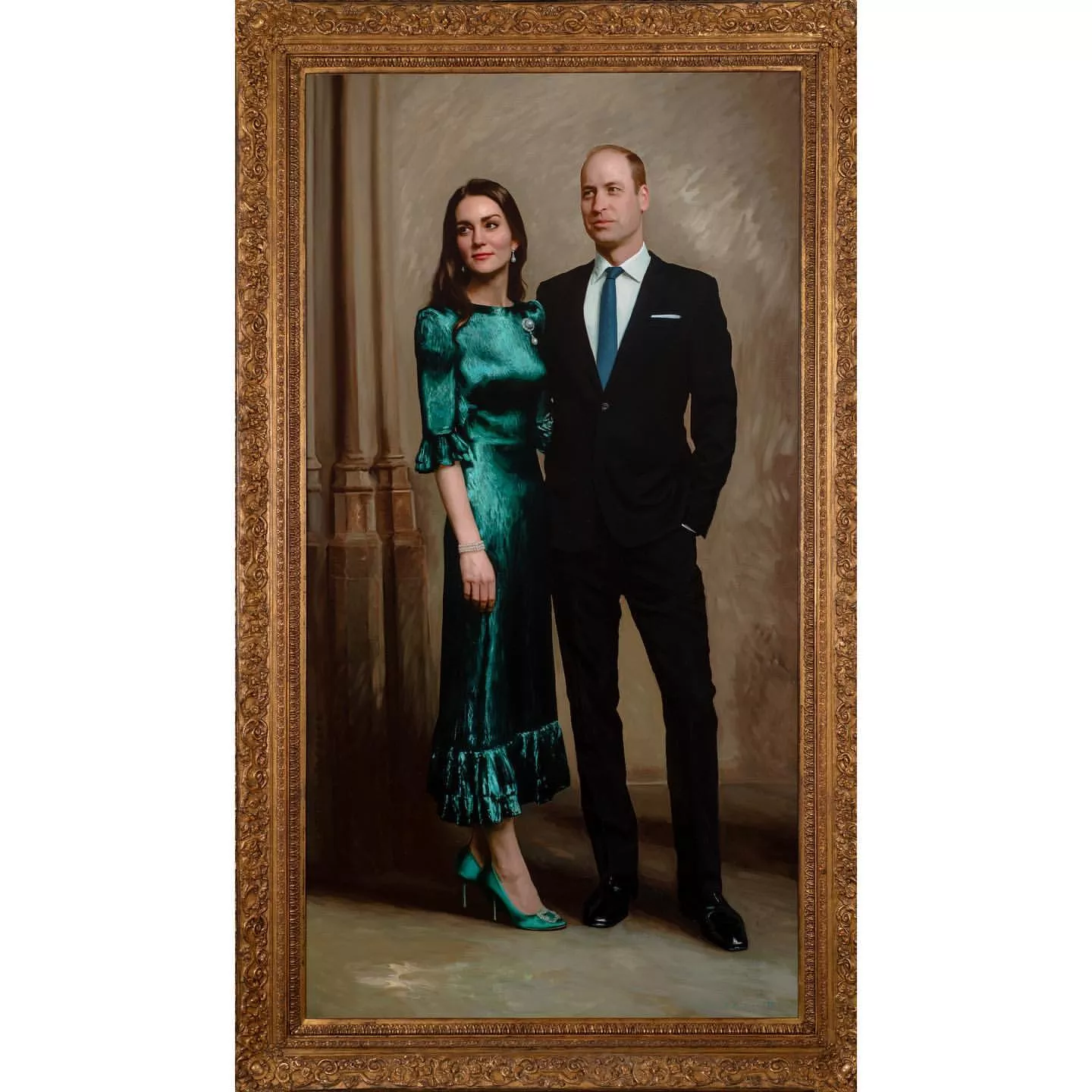 Перший офіційний портрет принца Вільяма та Кейт Міддлтон