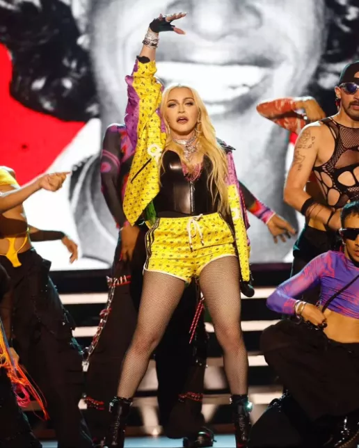 Мадонна выступила в Нью-Йорке