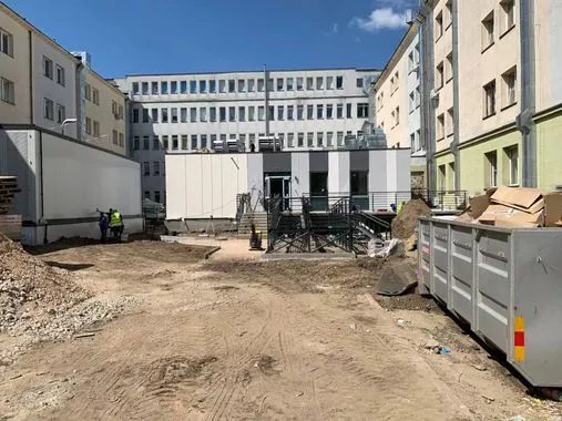 Строительство модульной больницы
