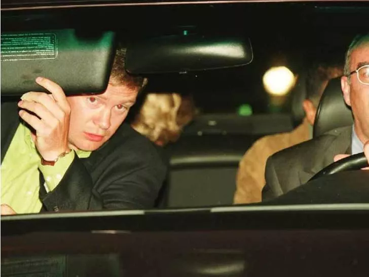 Телохранитель Тревор Рис-Джонс (слева), водитель Анри Поль, любимый Леди Ди (сзади справа) и сама принцесса (сзади слева), 31 августа 1997 год