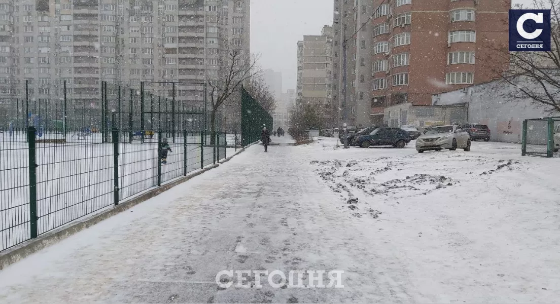 Снег сегодня передают по всей Украине