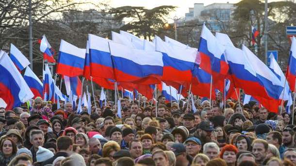 Крым населяют россиянами. Фото: AFP