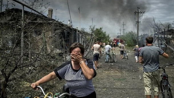 Разрушенный Донбасс. Фото: AFP
