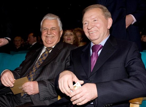 Два президента Украины Леонид Кравчук и Леонид Кучма, Д. Амидова