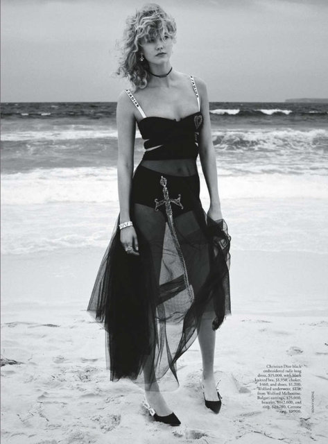 <p>Карлі Клосс знялася в каверсторі австралійського Vogue</p>