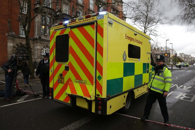 <p>Біля британського парламенту обстріляли людей. Фото: AFP</p>