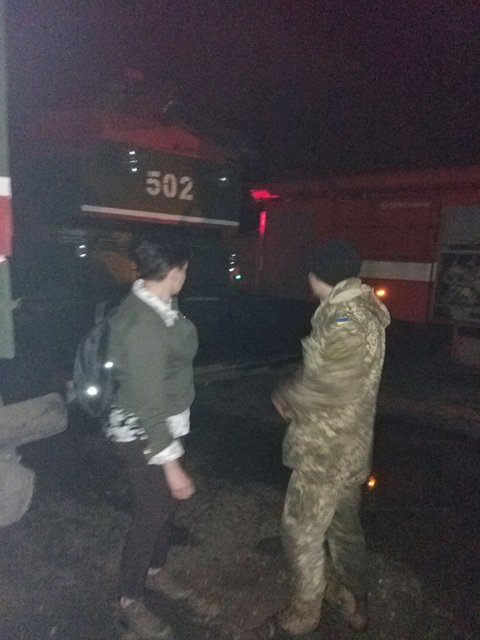 <p>Савченко повідомила, що побувала в ч А1352, фото Facebook</p>