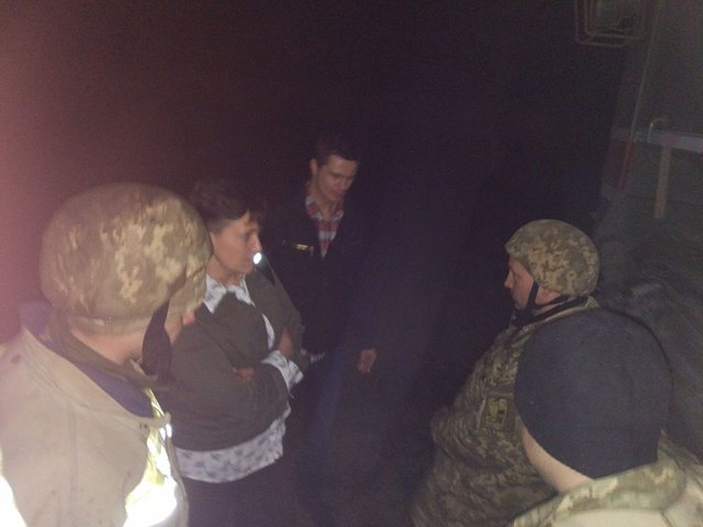 <p>Савченко повідомила, що побувала в ч А1352, фото Facebook</p>