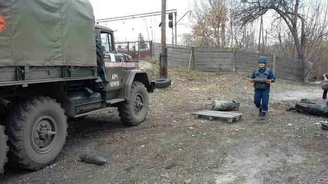 С начала проведения работ изъято 620 взрывоопасных предметов. Фото: dsns.gov.ua
