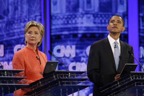Хиллари Клинтон и Барак Обама. Фото AFP