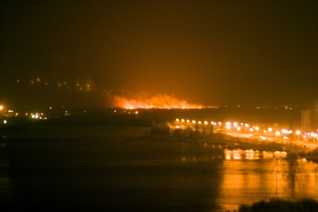 Пожар в Киеве. Фото: соцсети