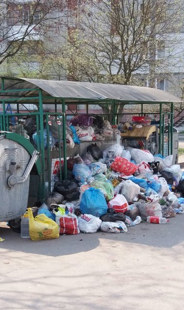 Город снова завален мусором. Фото: Т.Самотый