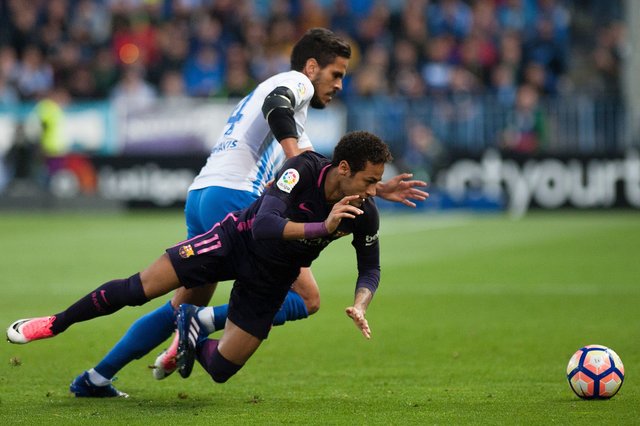 <p>"Малага" – "Барселона" – 2:0. Фото AFP</p>