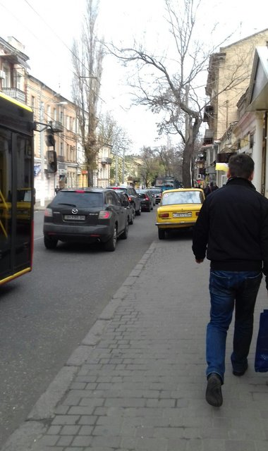 Одессу сковали пробки. Фото: соцсети