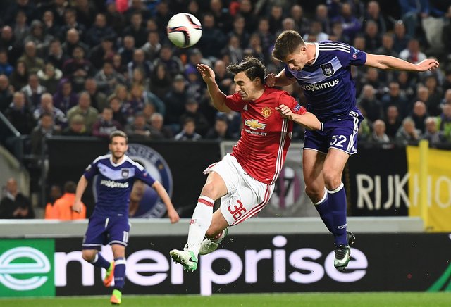 <p>"Андерлехт" – "Манчестер Юнайтед" – 1:1. Фото AFP</p>