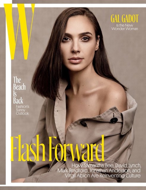 Израильская актриса и модель Галь Гадот стала главной героиней майского номера журнала W Magazine