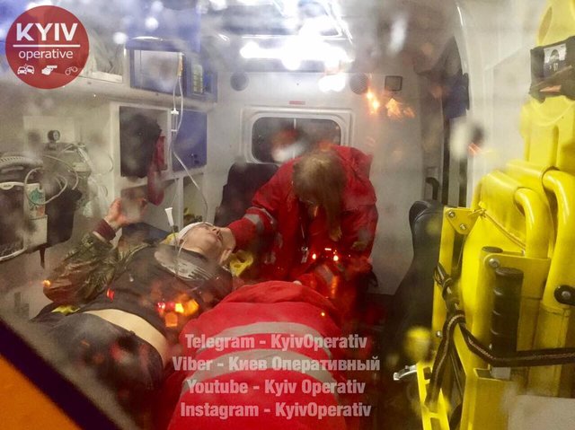 Последствия ДТП в Киеве. Фото: "Киев оперативный"