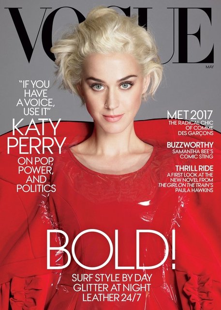 Перри стала кавергерл нового номера Vogue