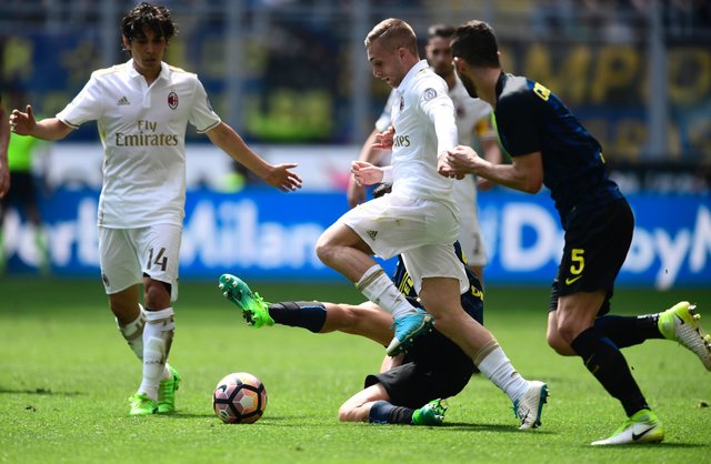 "Интер" – "Милан" – 2:2. Фото AFP