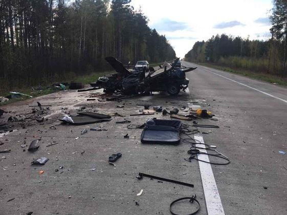 Авария произошла на 240 км автотрассы Киев – Ковель