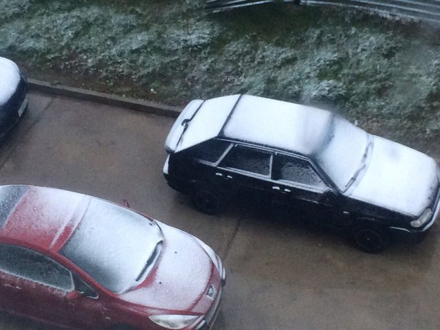 <p>У Криму випав сніг. Фото: соцмережі</p>