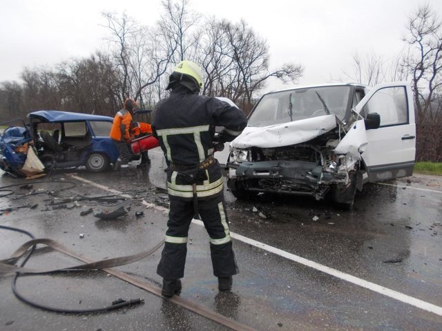 <p>Аварія в Запорізькій області. Фото: ДСНС</p>