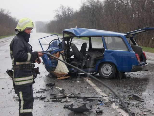 <p>Аварія в Запорізькій області. Фото: ДСНС</p>
