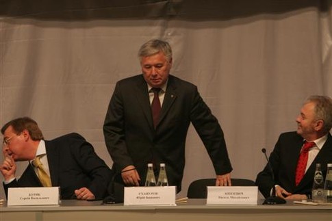 Министр обороны Юрий Ехануров пришел под конец. Фото Г.Салая