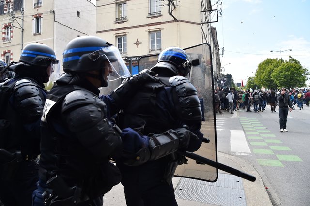 Франция, Париж, протест против Ле Пен и Маркона. Фото: AFP
