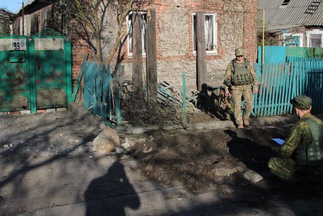 Фото: пресс-центр штаба украинских военных на Донбассе